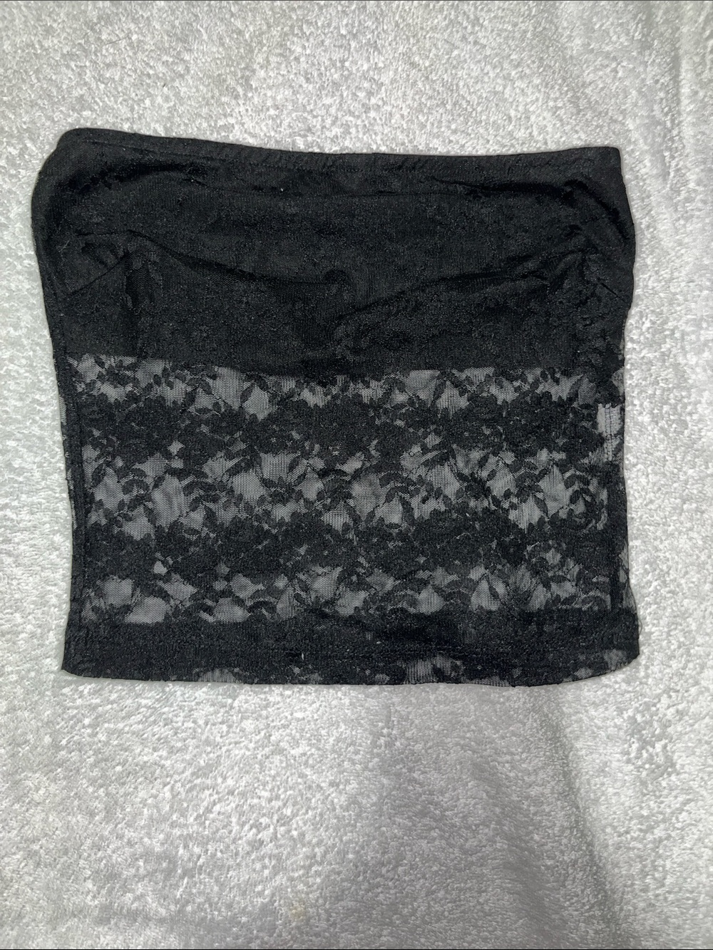 Edikted Allison Lace Tube Top - XS